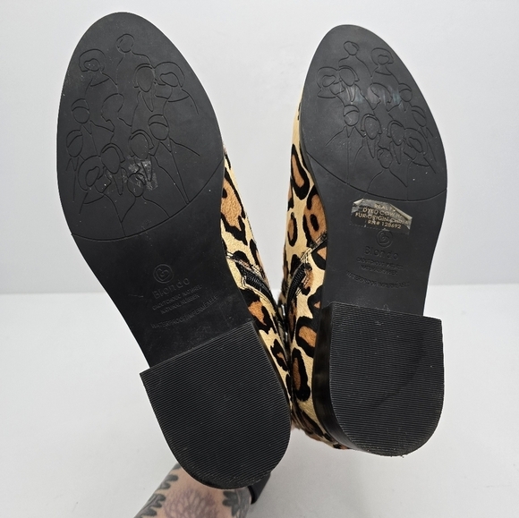Blondo | maximalist leopard print pony hair waterproof ankle booties | WMS 6.5 - Picture 13 of 13